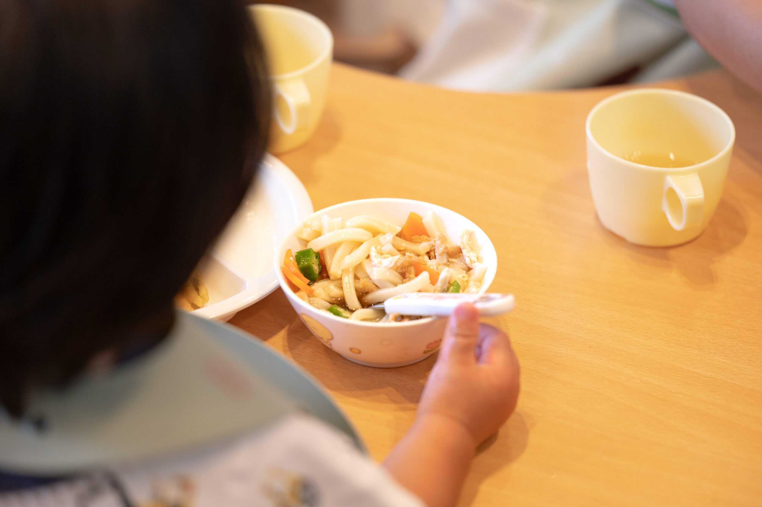 保育園の給食 うどん